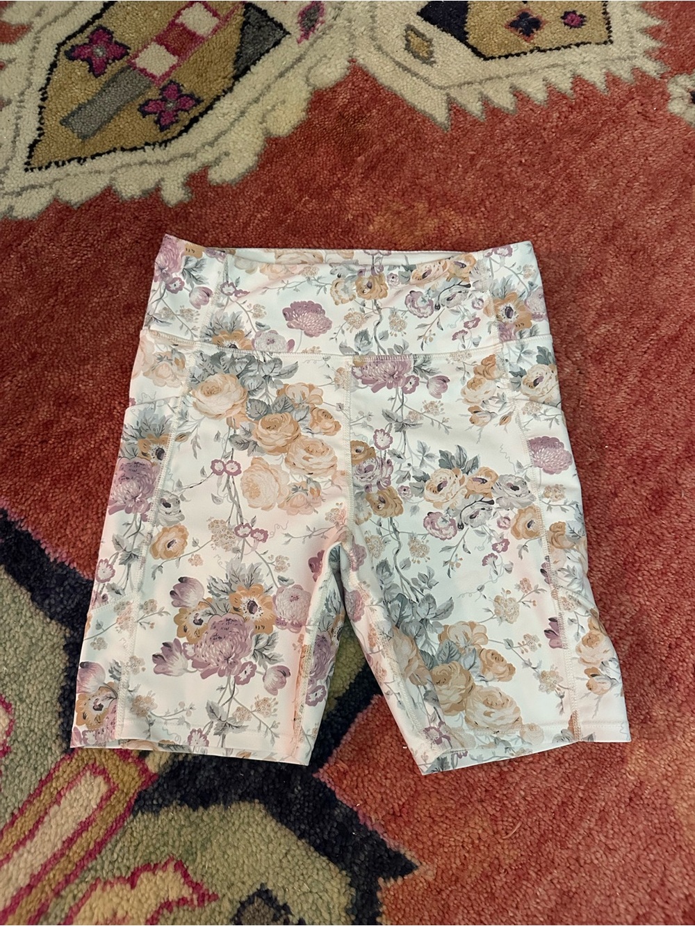 Tuckernuck Pastel Floral Bike Shorts
